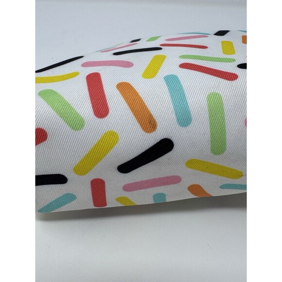 Clinique Sprinkles Makeup Toiletry Bag Zipper 8.5”x6” Travel - Picture 7 of 9